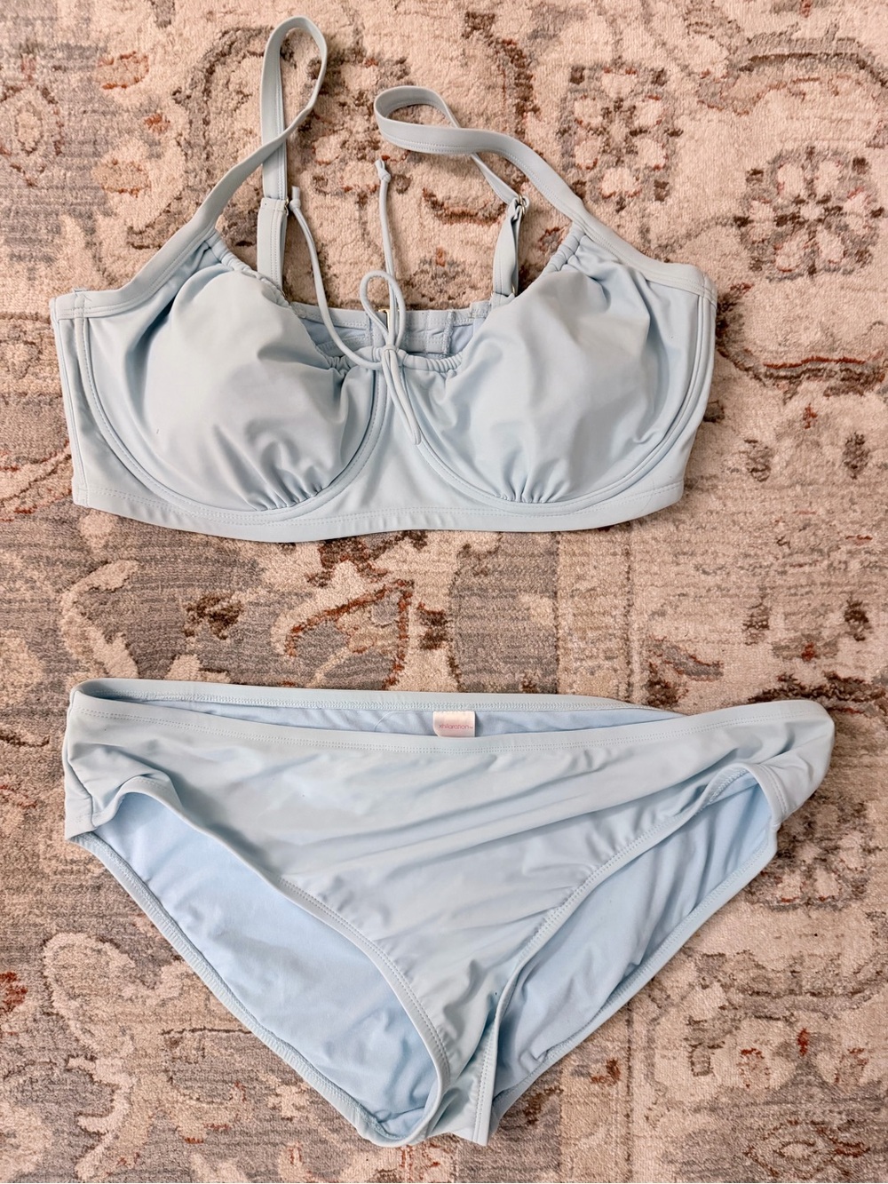 Xhilaration Light Blue Underwire Bikini Set